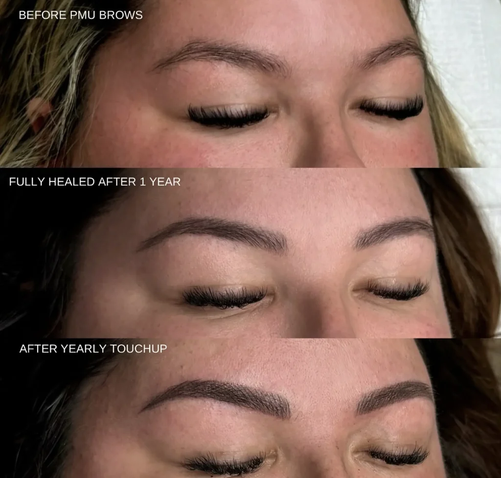 Cosmetic tattoo artist